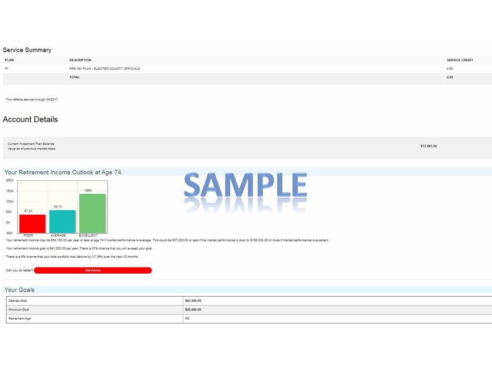 investment plan watermark sample