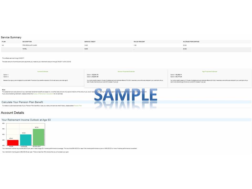 sample pension plan with watermark